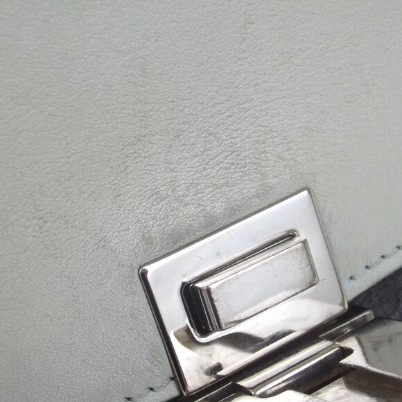 Authentic CELINE Trapeze 2WAY Handbag leather [Used] - Picture 9 of 14